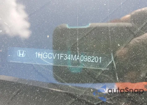 2021 Honda Accord Sport from USA, damaged, VIN 1HGCV1F34MA098201